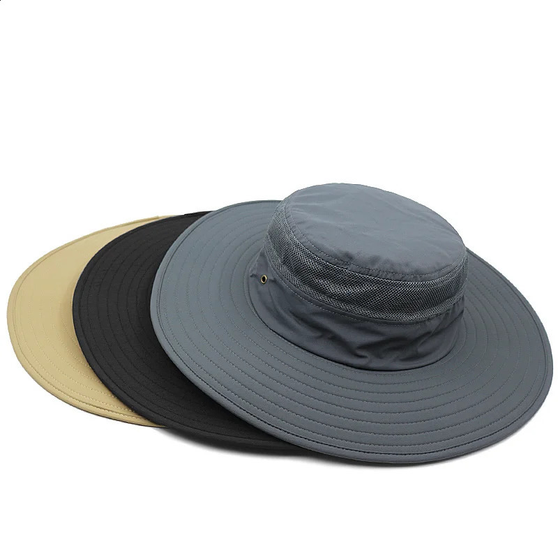 Dry Quick Oversize Panama Hat Cap Big Head Man Outdoor Fishing Sun Hat Lady Beach Plus Size Boonie Hat 55-59cm 60-65cm 250408