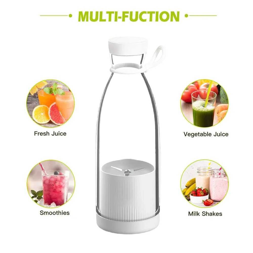 Portable Blender Juicer Bottle Mixer Electric USB Charge Mini Fruit Milk Mixers Juicer Cup Blender Milkshake Juice Maker Machine C251113