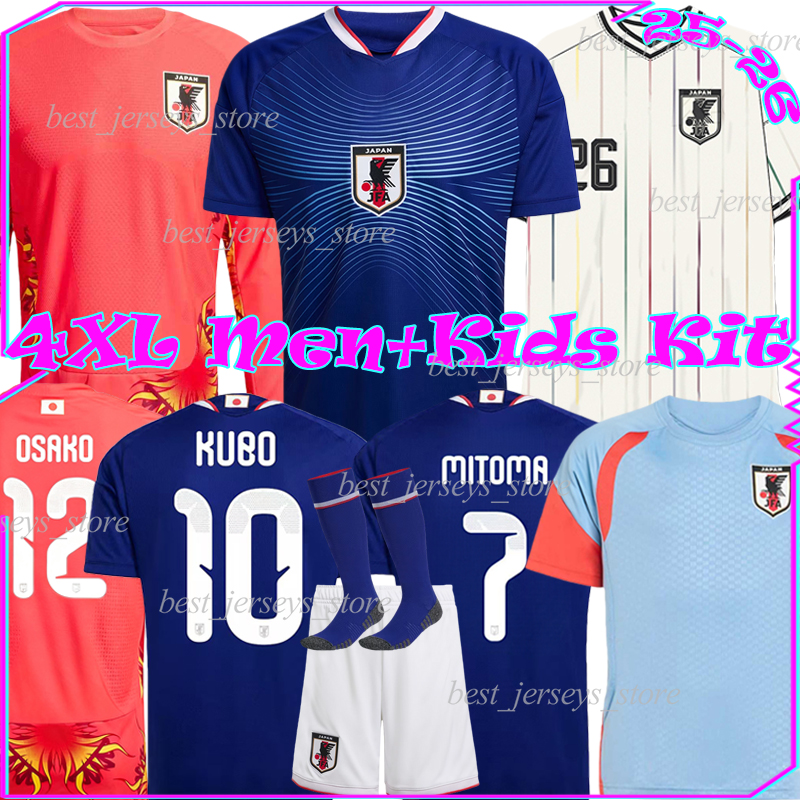 4XL 2026 JapAn Soccer Jerseys 25/26 AYASE KOKI KAMADA TAKE KEITO SOMA MACHINO HENRY SAITO KAISHU KAISHU WATANABE TANIGUCHI SUZUKI men kids kits japon Football Shirt