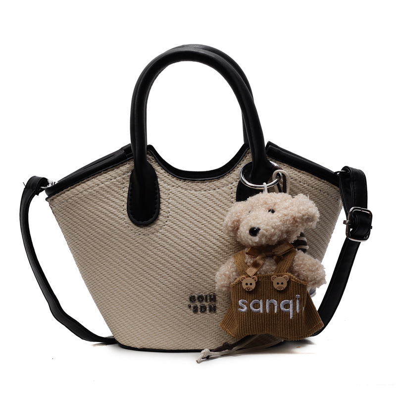 2025S Designer Niche Design Single Shoulder Women S Spring And Summer Color Contrasting Crossbody Urban Minimalist Handheld High hot End Water Bucket 