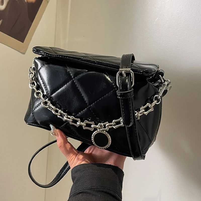 Women Bag Summer New Korean Popular Casual Versatile Personalized Chain One Shoulder Bags Fashion Diamond Lattice Crossbody BagW251112