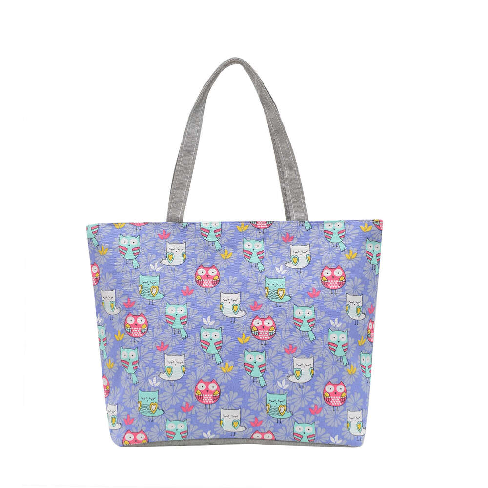 designer bag New canvas high-capacity women's printed handbag, Korean version tote bag, artistic student bag