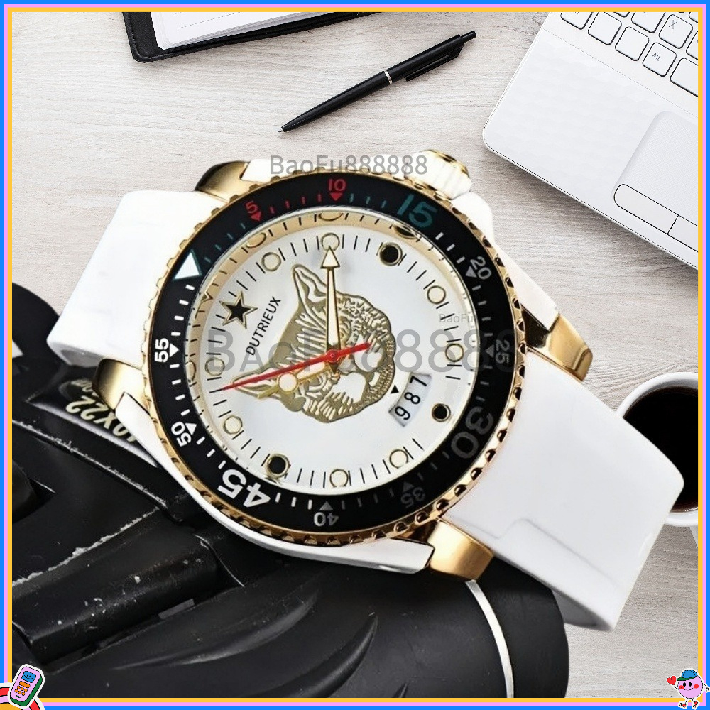 2026 Newly Men Luxury Watches Quartz Wristwatch Date Top Designer with Calendar Rubber Strap Fashion Male Clocks for Gift Wholesale Dropshipping