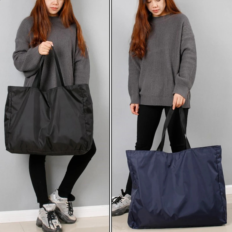Large capacity handheld bag solid color storage practical travel pregnant womens enrollment and delivery handbag 250409