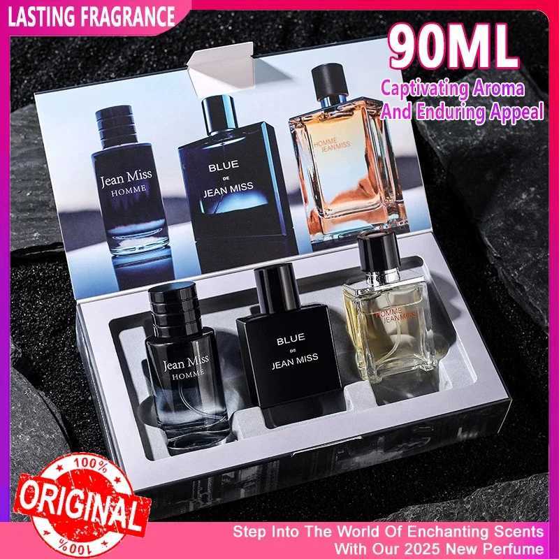 High Quality Men Perfume Hombre Gift Box 3pcs Set 90ml Colognes Scent Fascination Man Perfumes Masculinos Lasting Parfum HerenT251113