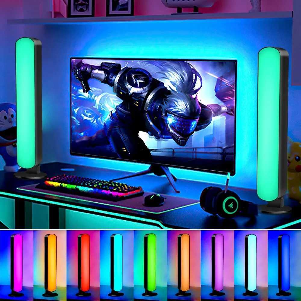 USB LED Light Bar RGB Color Changing TV Backlight Remote Symphony Atmosphere Light Strips Music Rhythm Ambient Pickup Lamp Decor W251112