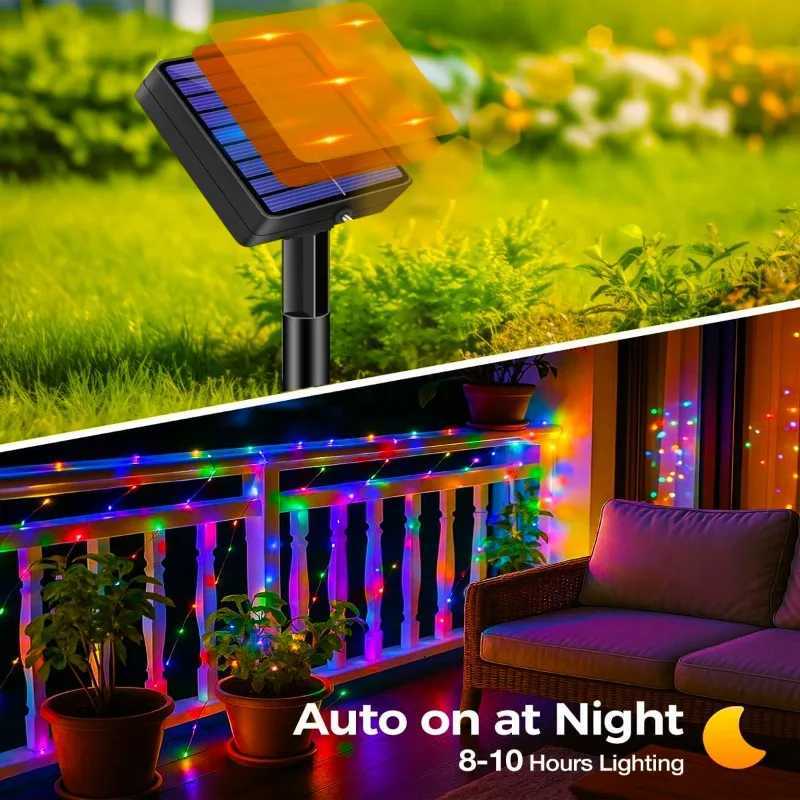 Solar String Lights Outdoor Garden LED Lights Solar Powered Waterproof Solar Fairy Lights for Patio Yard Wedding Christmas Party M251113