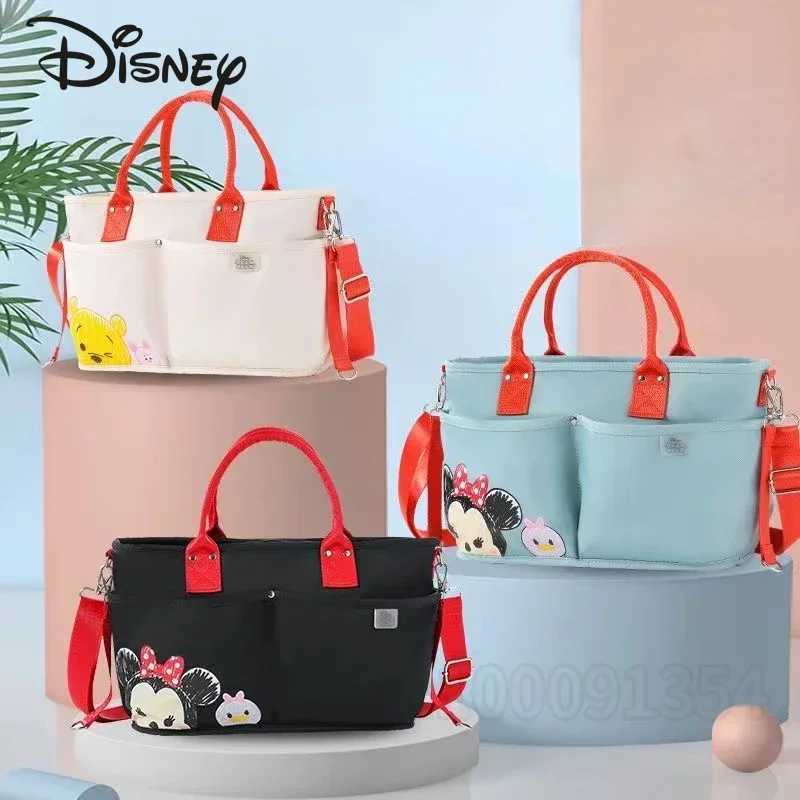 Disney Mickey New Diaper Handbag Cartoon Diaper Bag Fashion Diaper Bag Crossbody Bag Multi Functional Portable Large CapacityXJ250412