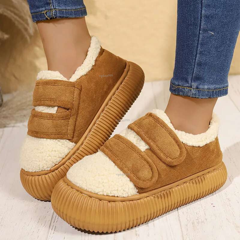 New Free Shipping Designer Shoes Fur Flats Platform Snow Ankle Women Shoes 2025 Trend Designer Warm S Boots Woman Short Plush Casual Walking Mujer Bot