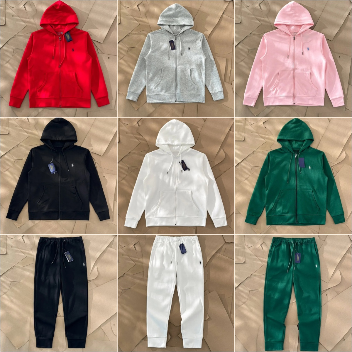 high quality designer mens polo hoodies men women polo tracksuit cotton hoodie polo jacket zip up hoodie long sleeve Sweatshirts polo hooded jacket EU Size S-XL