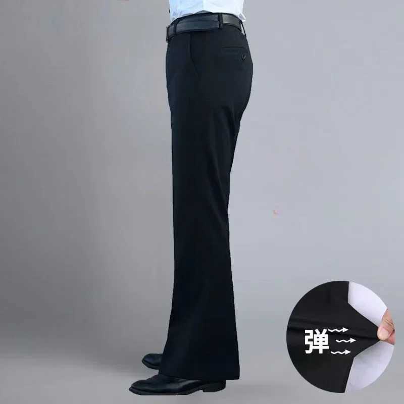 New mens sparkling mens pants Bell bottoms dance sets and mens formal wedding pants A272 for autumn and spring 2024XJ250412