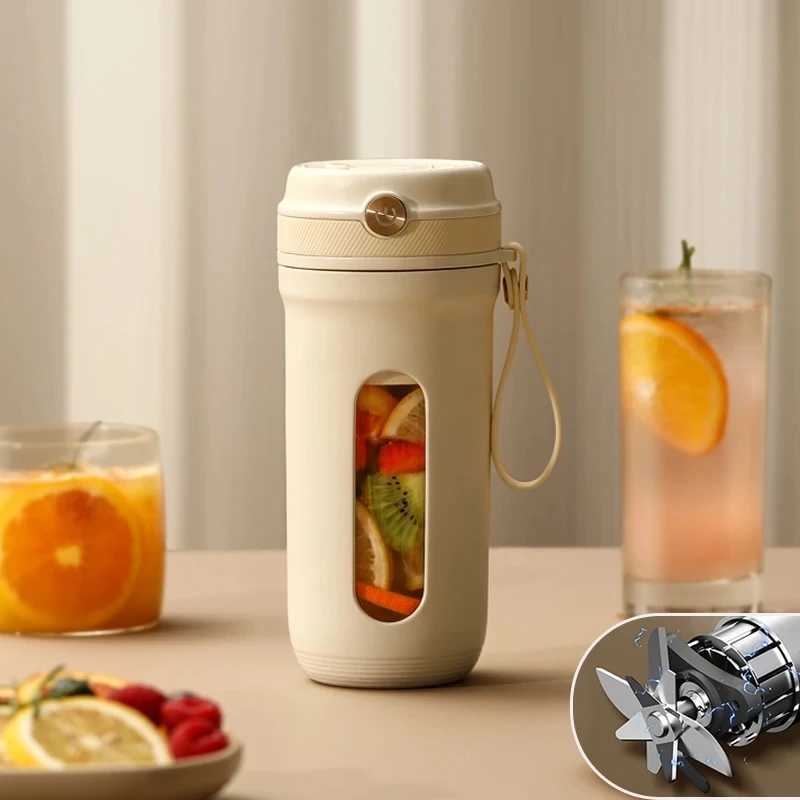 Portable Blender Electric Juicer Machine with 10 Stainless Steel Blades USB Rechargeable Fresh Fruit Mixers Mini Juice Maker C251113