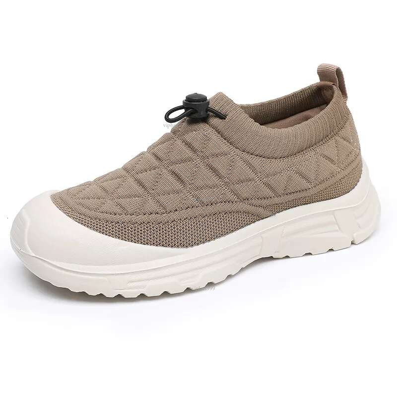 New Free Shipping Designer Shoes 2025 Autumn/winter Plush Thick Casual Flyknit Sports Soft Bottom Anti Slip Comfortable Lightweight Mom Shoes