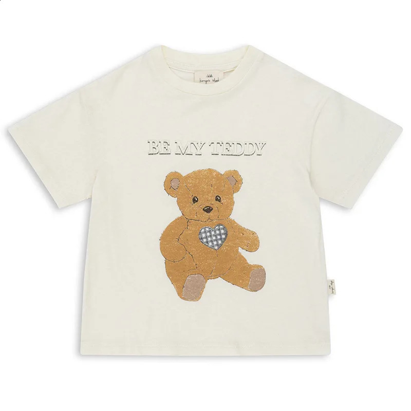 2024 Summer KS Baby Girls Cartoon Swan T Shirts Bodysuits Childrens Clothing Boys Cotton Gorilla T-shirt Polos Kids Homewear 250411