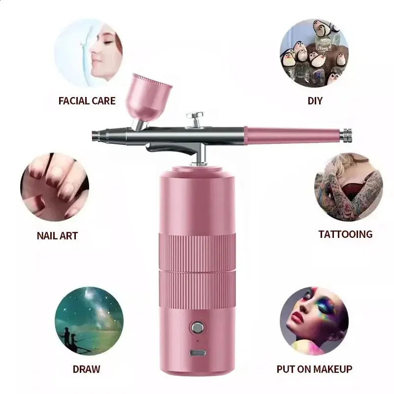 Professional Disinfectant Fogger Machine Sanitizer Sprayer. Electrostatic ULV Atomizer Cordless Handheld Nano Steam Gun 250409