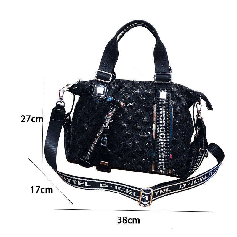 Backpack Sequin Tote Large Capacity Fashion Handbag Versatile Casual One Shoulder Crossbody Women's Bag