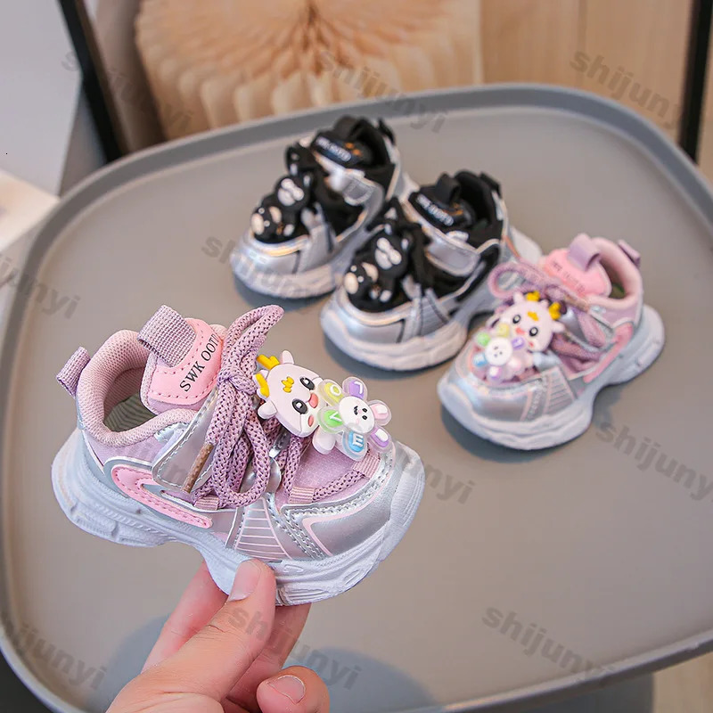 Children Sports Kids Spring Soft Bottom Breathable Sneakers Tennis Baby Casual Flats Running Shoes Footwear H260130