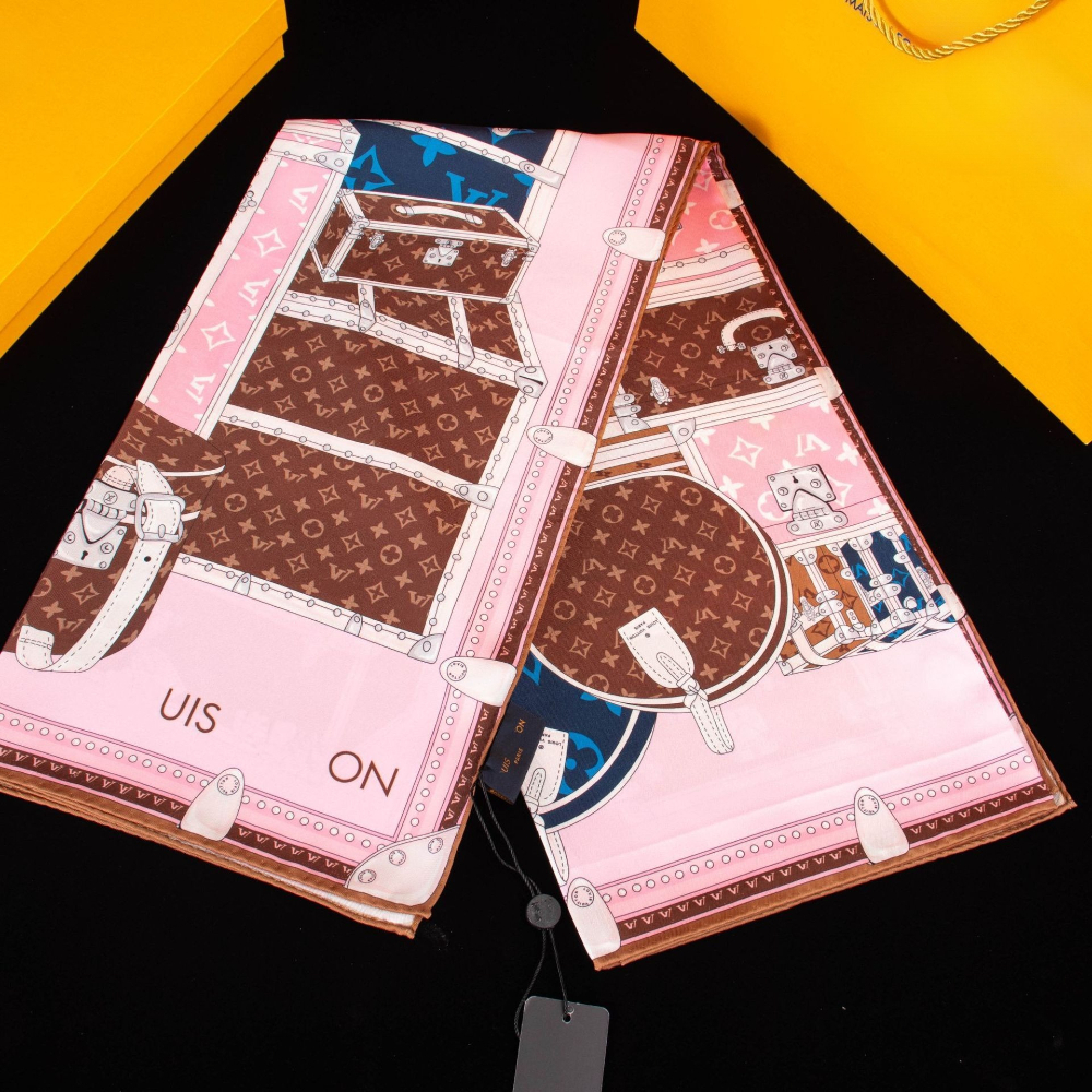 Luxury Square Silk … - image