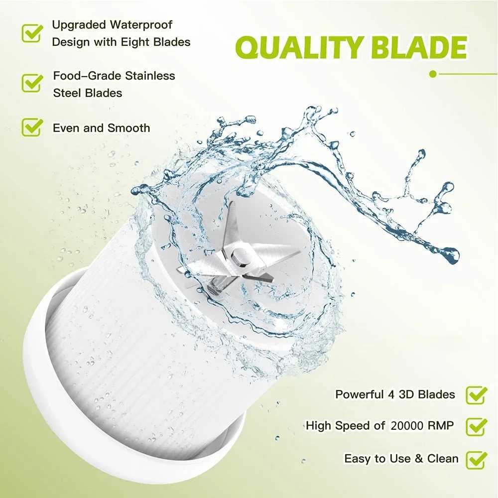 Portable Blender Juicer Bottle Mixer Electric USB Charge Mini Fruit Milk Mixers Juicer Cup Blender Milkshake Juice Maker Machine C251113