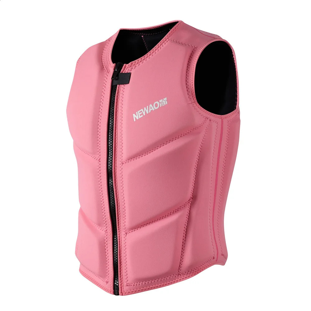 Adult Life Jacket Wake Surfing Impact Vest CE Approved Neoprene Life Jacket Wakesurf Comp Vest surf Watersports Activities 250411