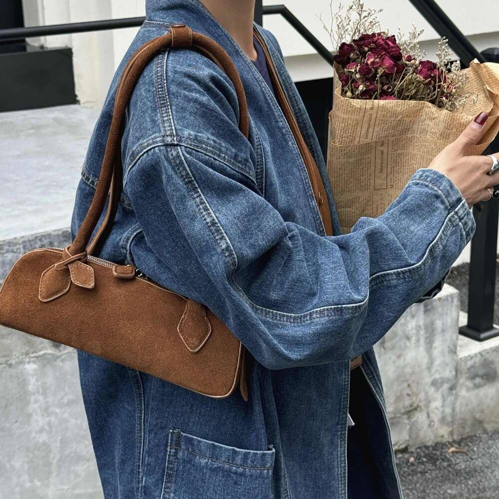 Motingsome Women Saddle Bag 100% Natural Handbag And Purse Retro Matte Cowhide Shoulder Pouch Chic Lady Mini Tote 2024 New