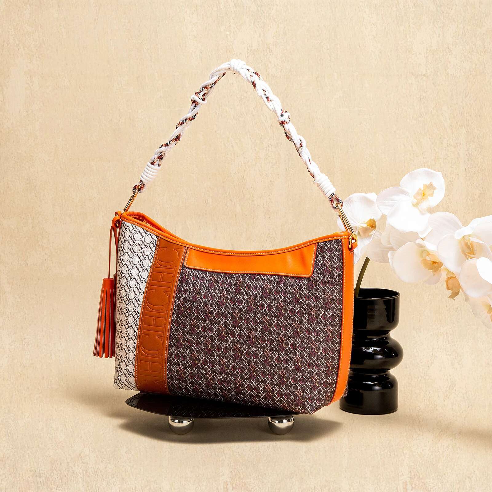 CHCH Tote 2025 New Splicing Design Dual purpose Shoulder Large Capacity Commuter Women's Bag