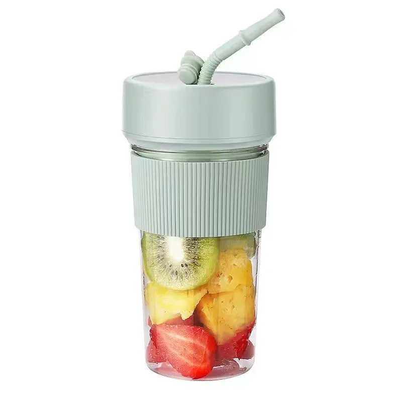 New Electric Fresh Juicer Powerful Crushed Ice Wireless Mini Portable Blender Bottle Juice Extractors Smoothie Mixer Cup C251113