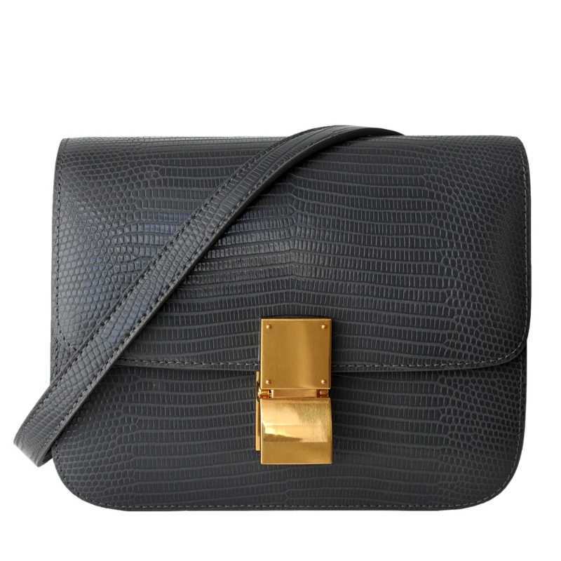 Luxurious Lid-Patterned Tofu Bag Cowhide Single-Shoulder Crossbody And Hand-Held Small Square BagW251112