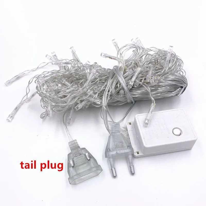 Christmas Garland LED Curtain Icicle String Light 220V 45m 100Leds Indoor Drop LED Party Garden Stage Outdoor Decorative Light M251113