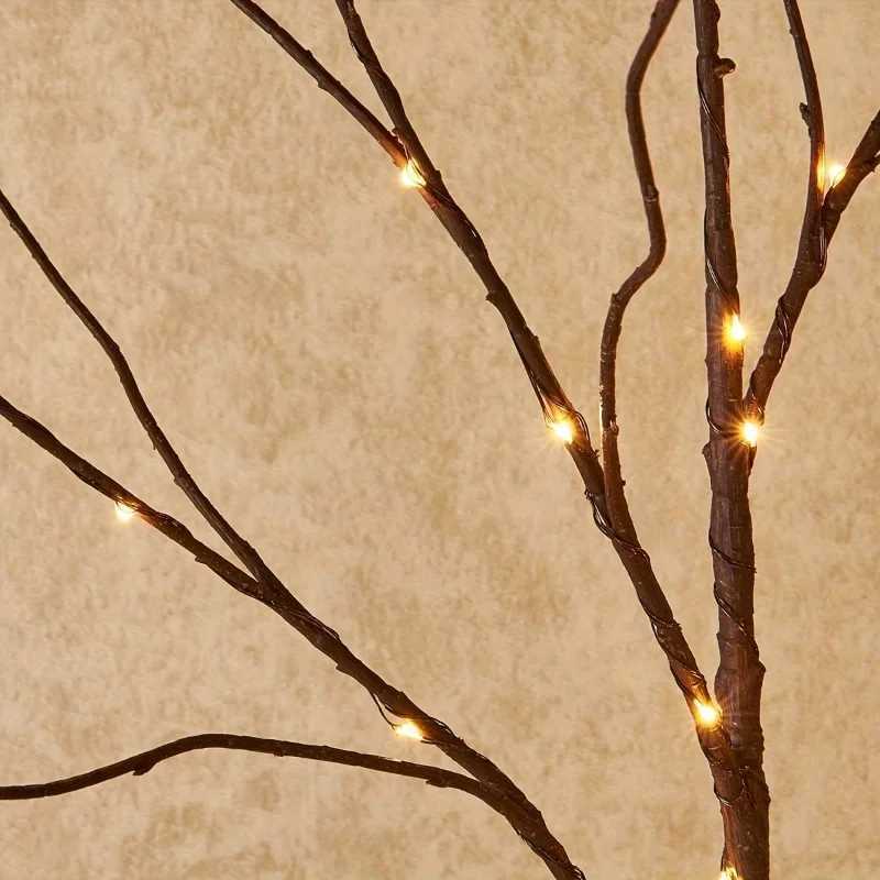 1/2PC Artificial Branch Decorative Lamp Suitable for Indoor and Outdoor Christmas Wedding and Home Decoration M251113