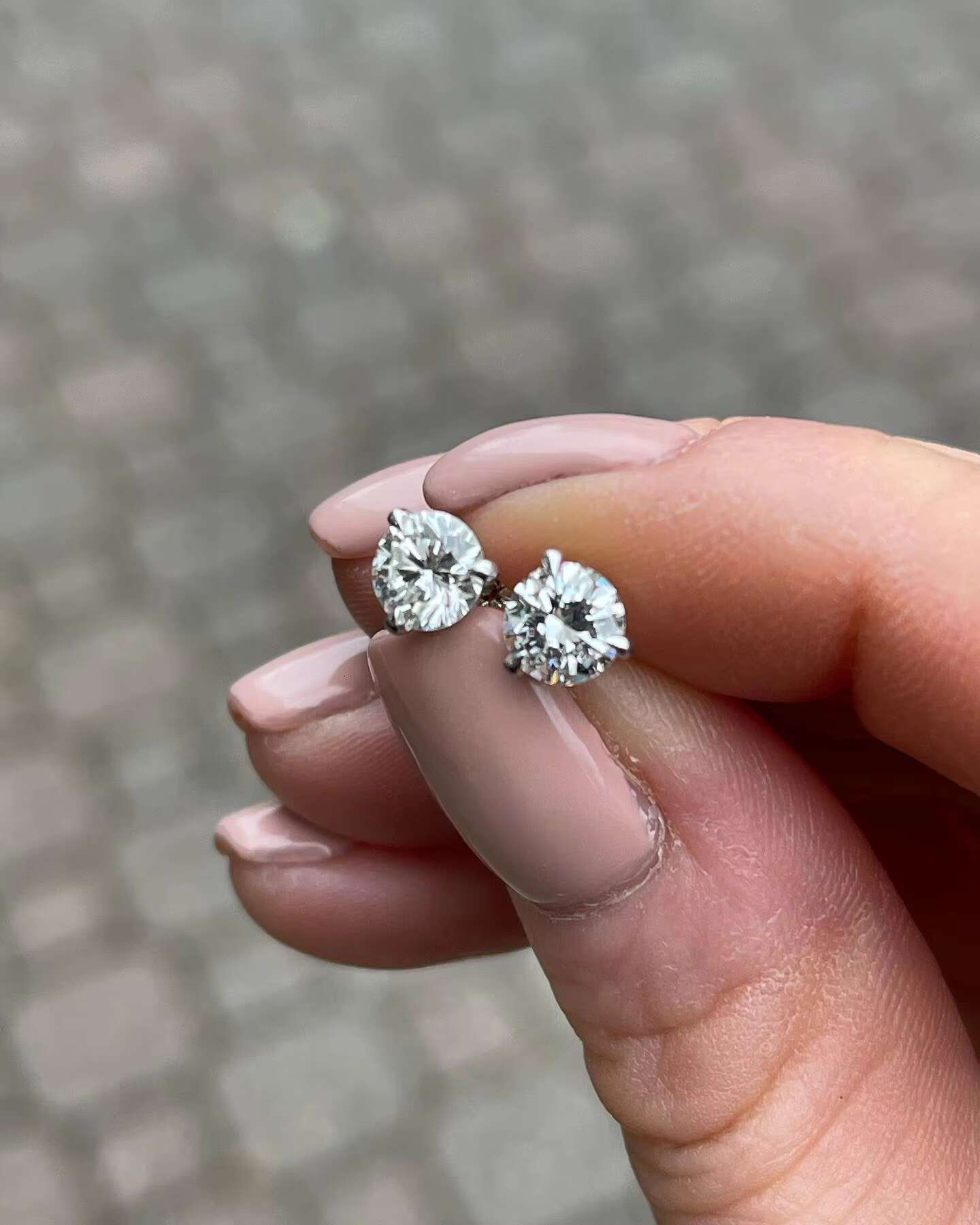 6 MM White Round Cut Moissanite Stud Earrings Solitaire Stud Earrings Birthday Gift Wedding Gift Anniversary Gift