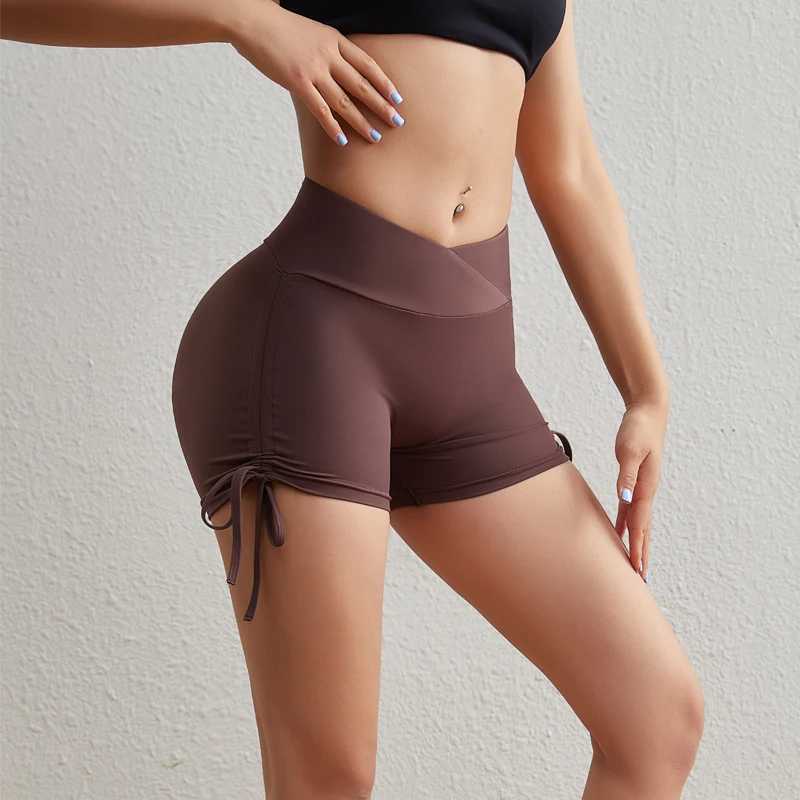 DIAS FIT JOY Womens Yoga Rod Shorts Tight Nylon Breathable Push Up Short Leg Tight Yoga Shorts Sports Shorts Y250412