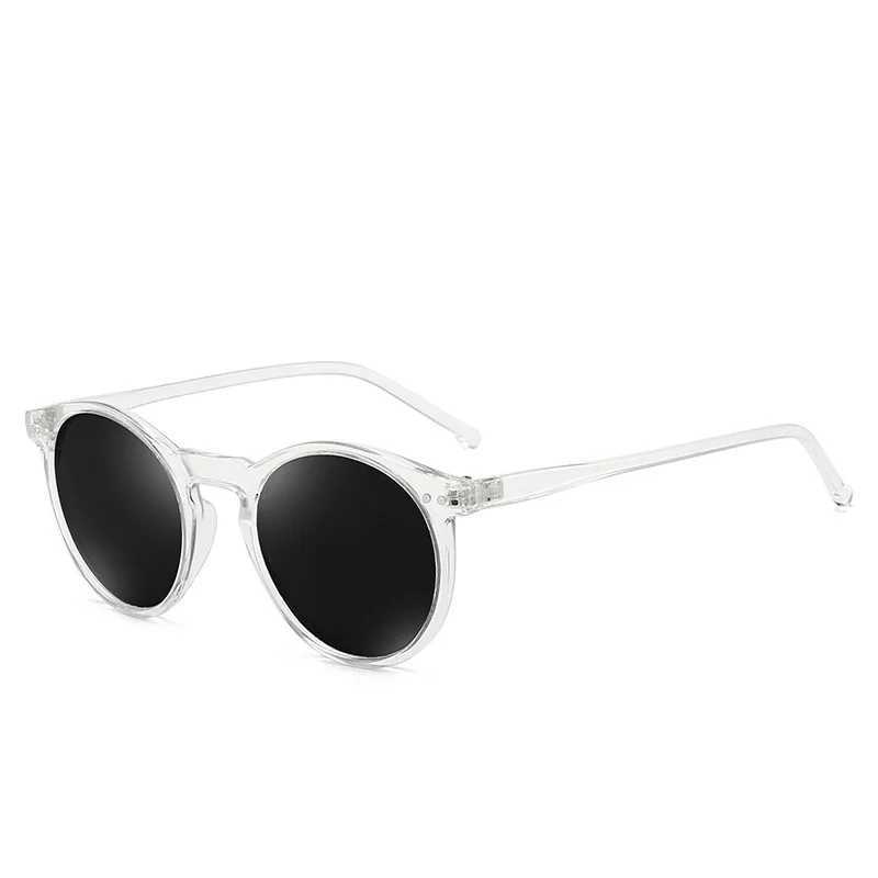 Elbru Fashion Polarized Sunglasses Soft Transparent Color Frame Clear Lens Sun Glasses Classic Vintage Sunshades For Men WomenC250412