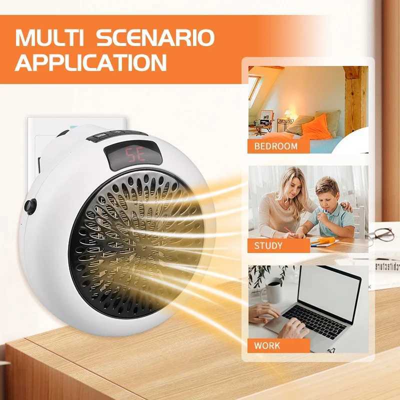 ound Wall-Mounted and Desktop Electric Heater Dual Purpose Silent Heater with Remote Control Fast Heating for Home Dorm Office Y251113