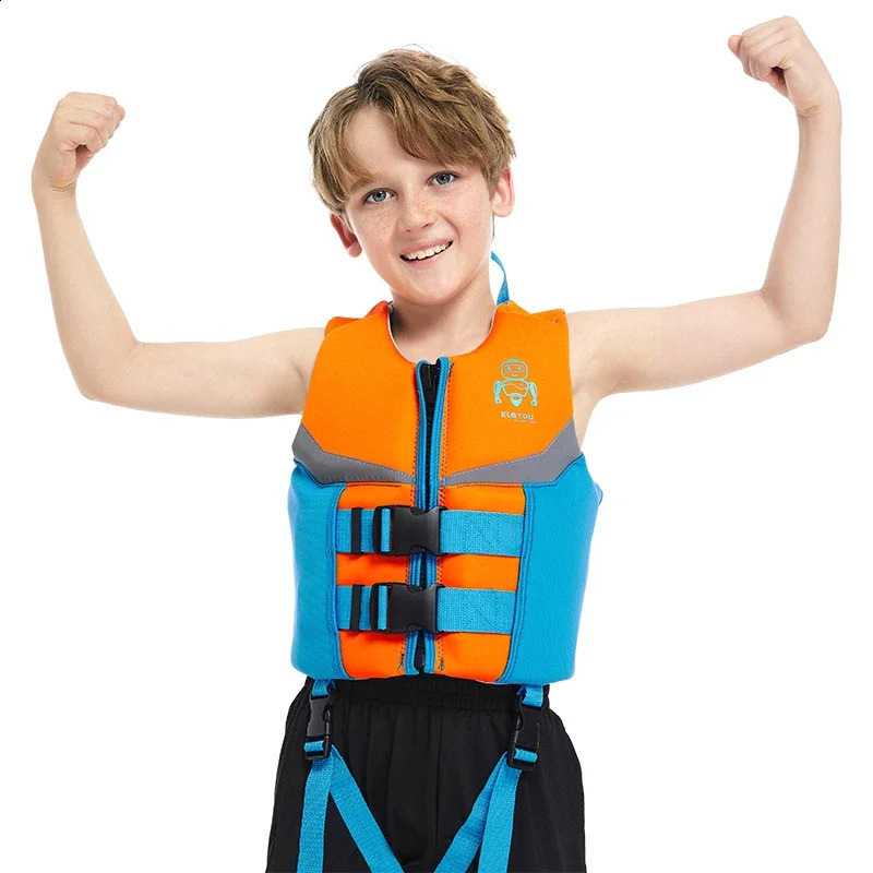 Children Snorkel Vest Life Jacket For Boys Girls Buoyancy Swim Vests Kids Surf Buoyancy Swimwear Flotation Swimming Aid 250411