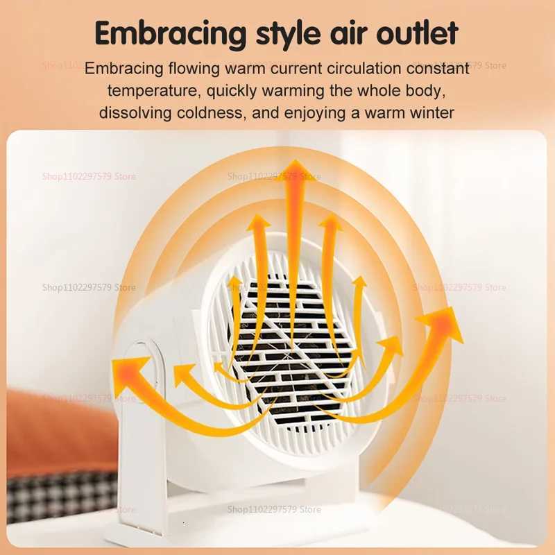 Portable Warm Air Blower Electric Foot Heater Small Space Heater Energy Saving Instant Heating Household Home Office Use Y251113