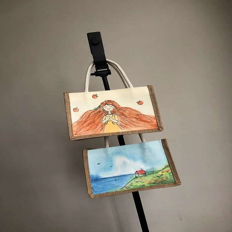 10 PCS Ed Tote En Shopping Bags, Student Shoulder Canvas Party Favor Bags DIY Custom