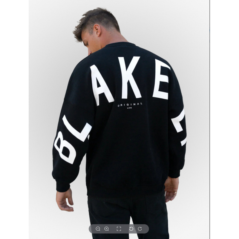 Designer Blake Hoody Blakerly Hoodie Fashion Printed Thick Versatile Long Sleeve Loose Sweatshirt for Women Trendy Brand Black