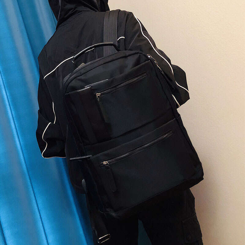 Backpack for men, large capacity 14 inch computer new fashionable and trendy travel bag, casual men's backpack