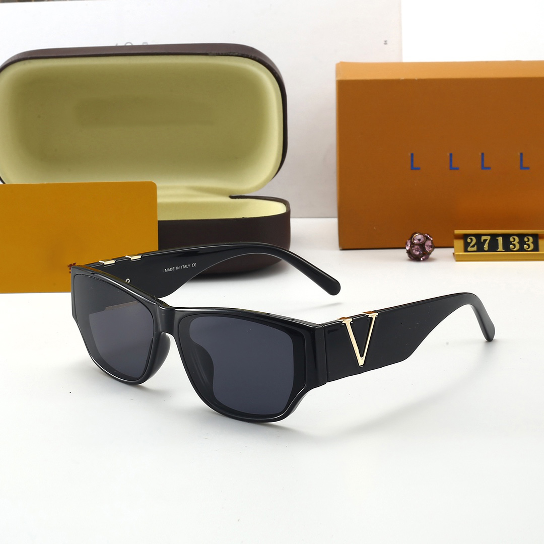 Brand designer sunglasses for men and women luxurious classic fashion outdoor leisure PC frame driving beach UV protection UV400 gift box gift good