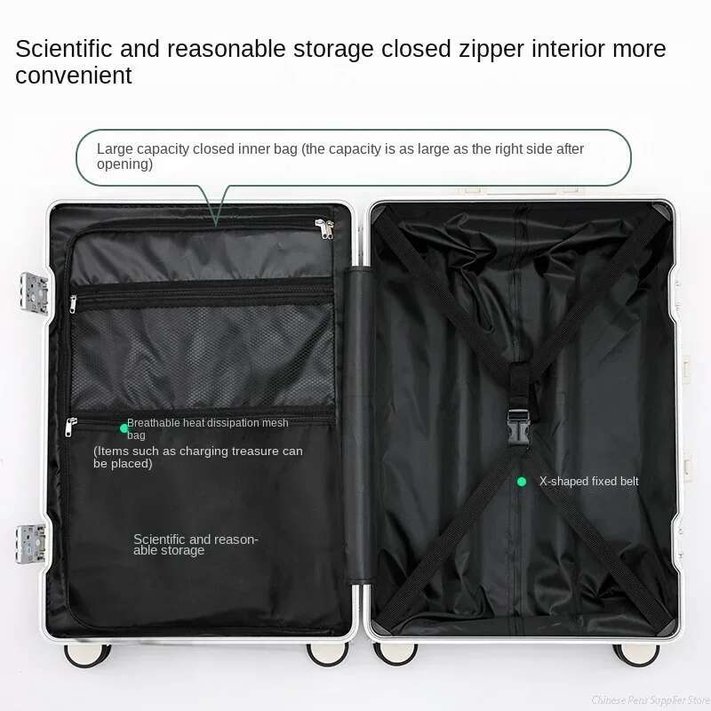 20 24 26 28" Rolg Lage Female Strong Thick Durable Trolley Male Travel Boarding Password Box Suitcase Soundproof Wheel