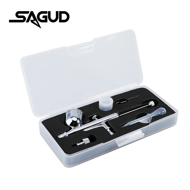 Airbrush Model SD130 Multi-Purpose Dual-Action Gravity Feed Spray Gun Set For Spray Auto Graphics Art Crafts Tattoos Cake 250409