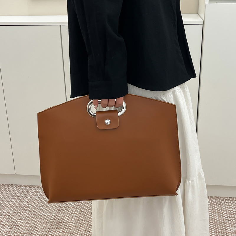 2025S Designer Women S Bag New Handbag For Women Fashion Leisure Work Commute Tablet Solid Color Premium Mother And Child Bag