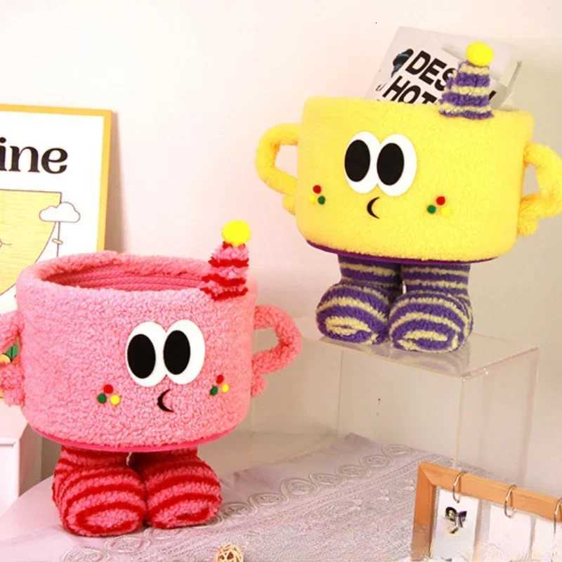Cartoon Monster Fun Storage Box Cotton Rope Woven Storage Basket Large Capacity Snack and Toy Storage Basket Desktop Decoration Y251112