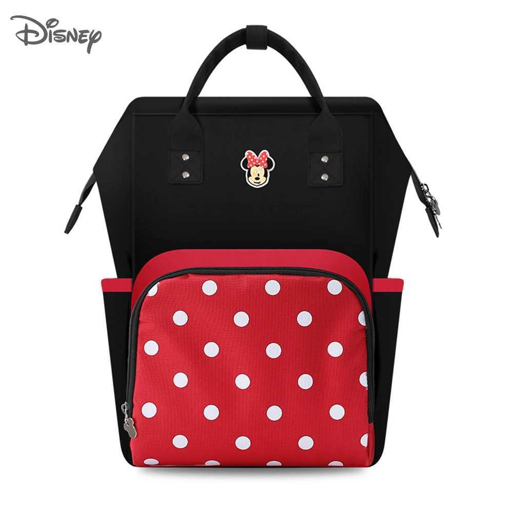 Disney Diaper Bag Multi functional Large Capacity Mummy Replacement Bag Waterproof Mom Backpack Travel Napping Backpack Wet BagXJ250412