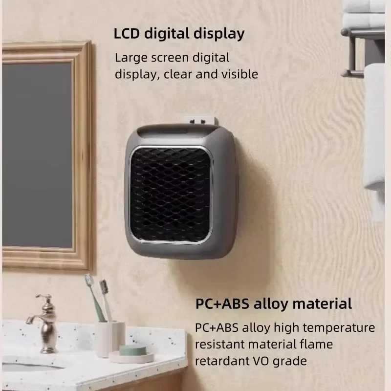 Remote Control Portable Heater Bedroom Living Room Electric Hand Warmer Wall Mounted Bathroom Space Heater EU US Plug Y251113