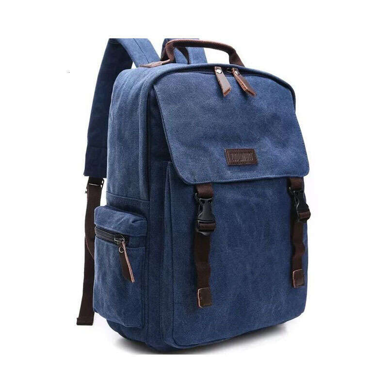 Backpack canvas bag, Korean version, backpack, handbag, large capacity casual men's travel bag