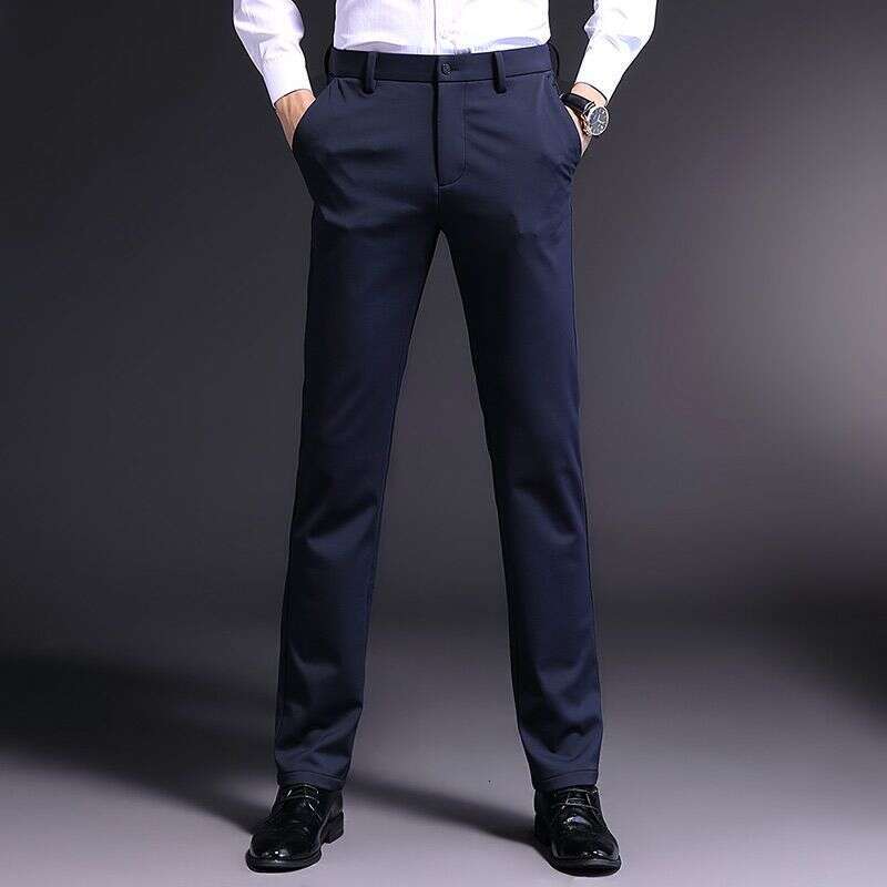 Noble designer hoodie Crocodile Summer Trend New Ice Silk Thin Breathable Men's Casual Pants Stretch LANTI KAST Business Trousers