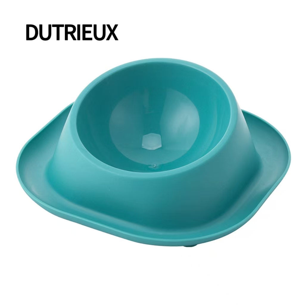 H1425 Puppy food bowl with one-piece design, non-slip base to protect puppy's neck, combines eating and drinking in one.