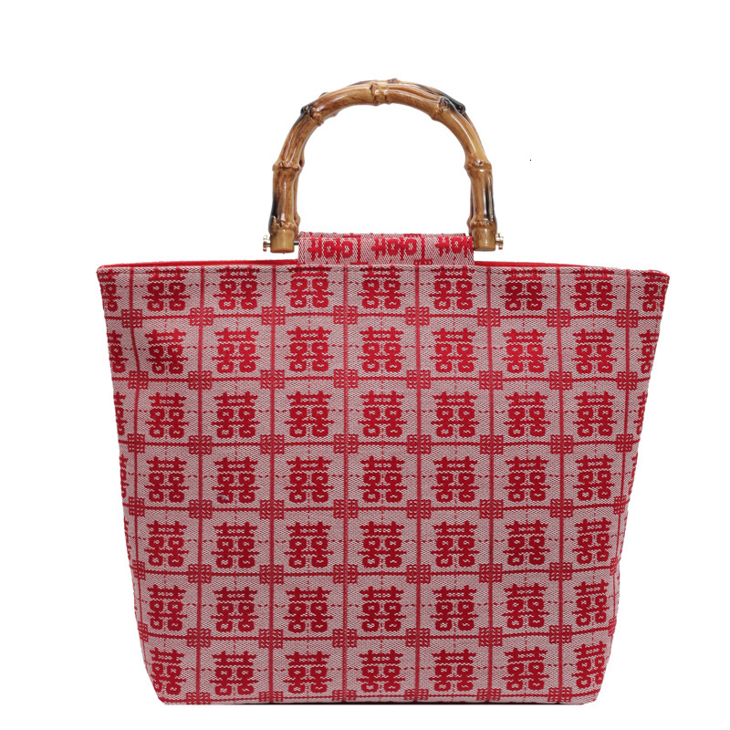 2025S Designer Women S Bag Wedding Bride S Handbag Autumn Winter New Gift Box Accompanying Gift Joyful Big Bag Ribbon Bow Tote Bag